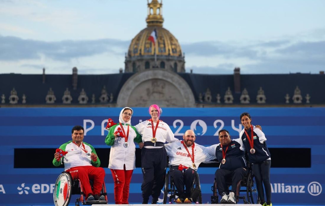 تیم میکس کامپوند ایران نایب قهرمان پارالمپیک شد