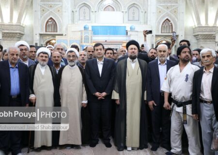مراسم روز فرهنگ پهلوانی و ورزش زورخانه‌ای با حضور وزیر ورزش و جوانان وحجه السلام سید حسن خمینی