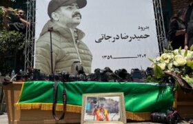 با حضور وزیرورزش وجوانان ؛مراسم تشییع پیکر عکاس فقید ورزشی برگزار شد