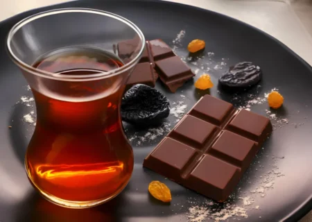 چای و شکلات تلخ: گنجینه فلاوانول‌ها برای قلب شما!