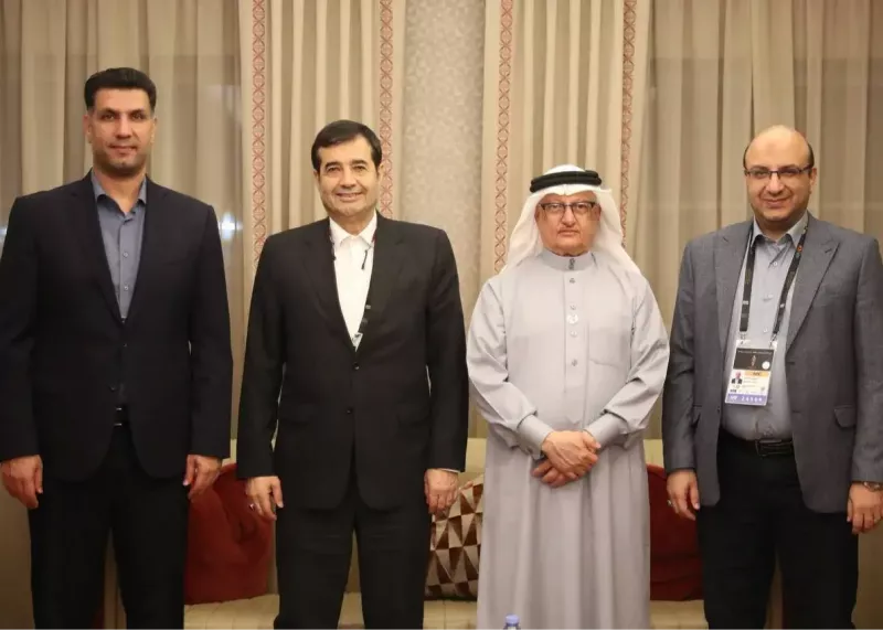 ورود احمد دنیامالی، وزیر ورزش ایران به بحرین؛ دیدار با رئیس سازمان کل ورزش پادشاهی