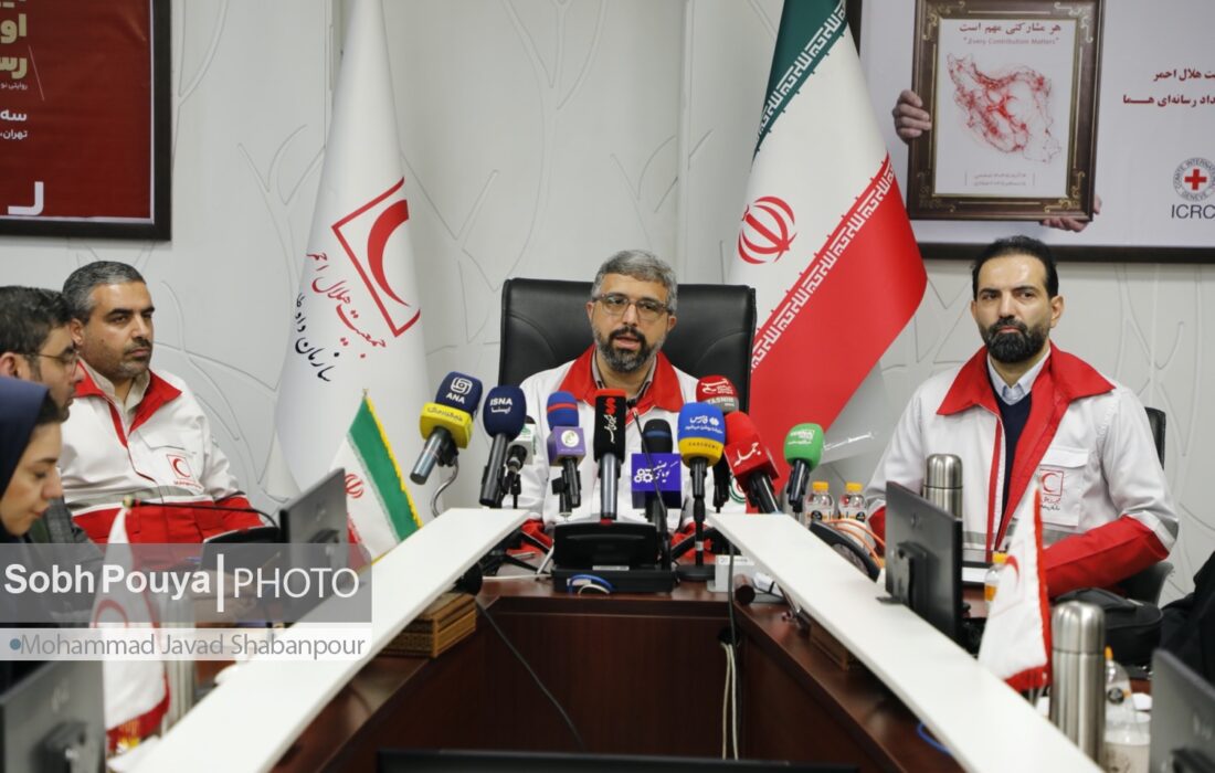 نشست خبری سازمان جمعیت داوطلبان هلال‌احمردرآستانه روزجهانی داوطلب