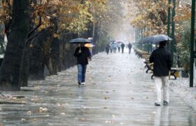 تداوم باران در ۱۰ استان و هشدار نفوذ گرد و خاک از عراق به ایران
